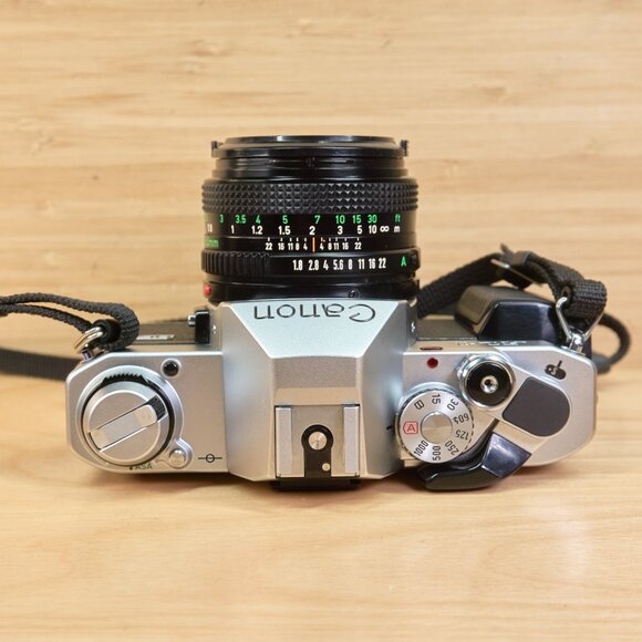 Canon AL-1 / 35mm SLR Film Camera / 50mm f1.8 Lens / Made in Japan / Tested - Picture 6 of 10